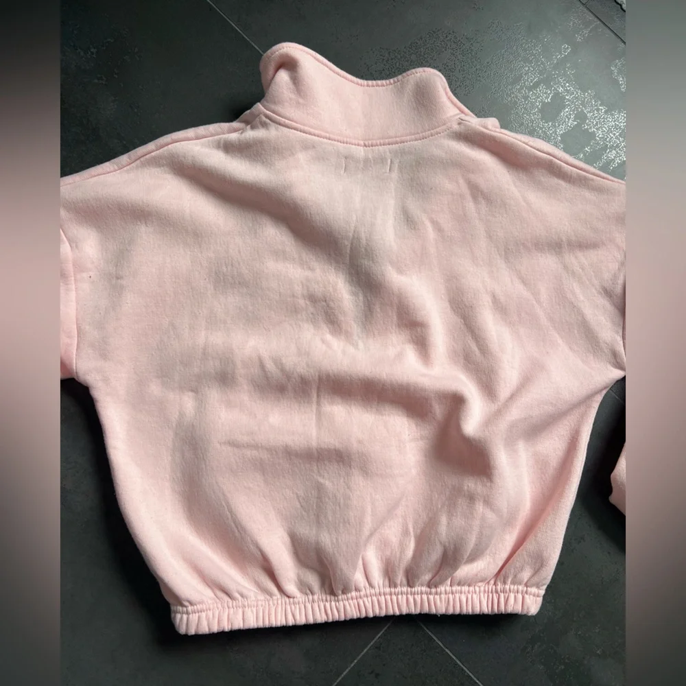PrettyLittleThings Cropped Sweatshirt, Baby Pink, Size M - Picture 7 of 10